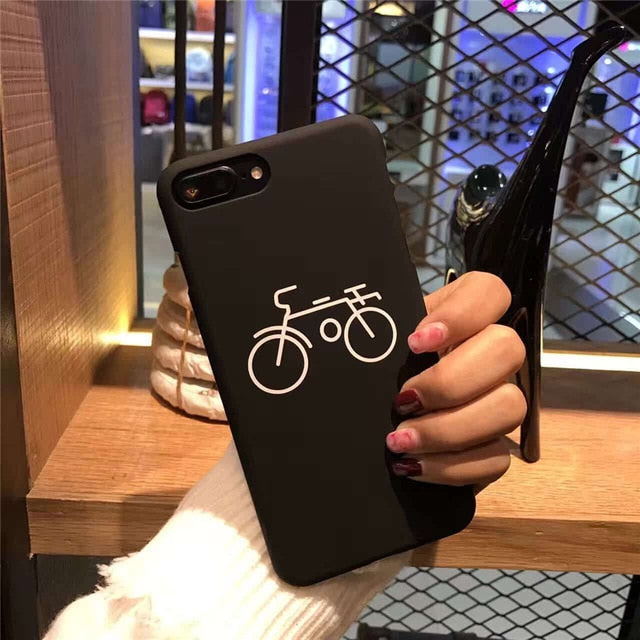 Cute Love Heart Print case For iPhone