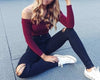 Off Shoulder Crop Top