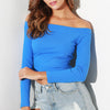 Off Shoulder Crop Top