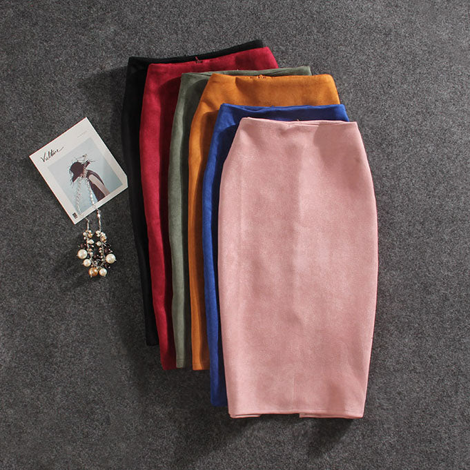 Knee-Length Pencil Skirt