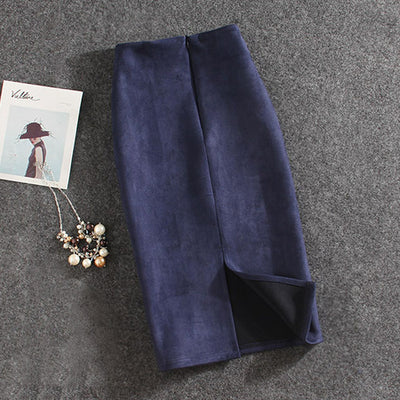 Knee-Length Pencil Skirt