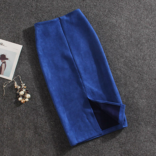 Knee-Length Pencil Skirt