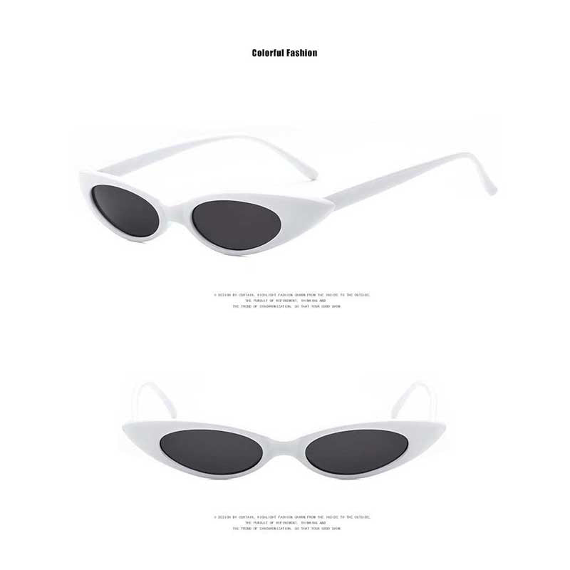Small Cat Eye Triangle Sunglasses