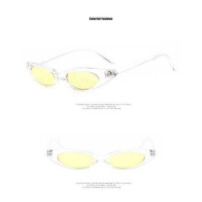 Small Cat Eye Triangle Sunglasses