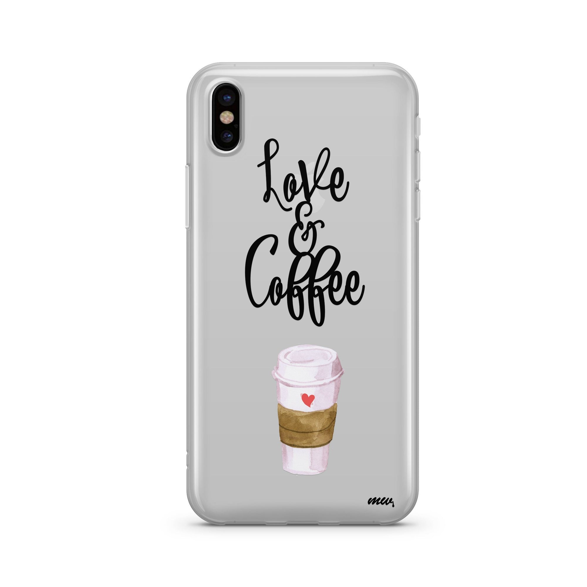 Love and Coffee iPhone Case