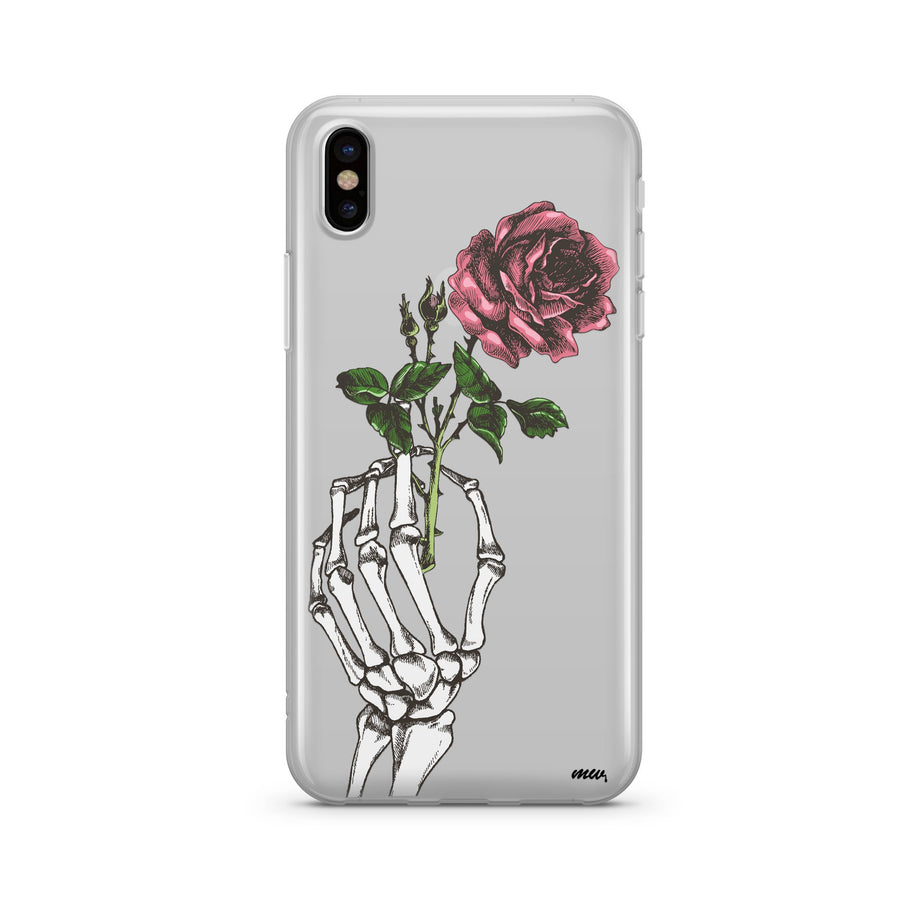 Crane Rose iPhone & Samsung Clear Cases