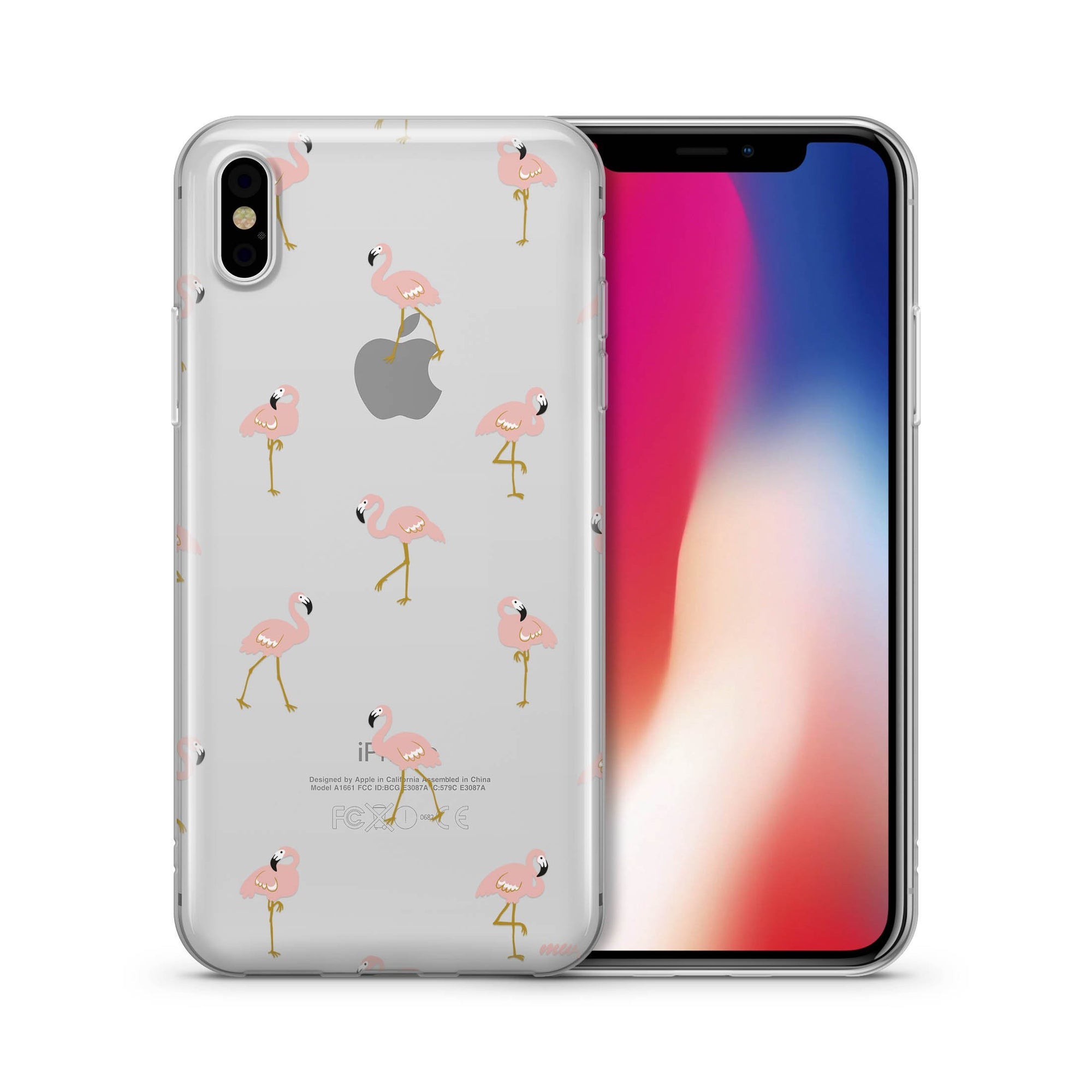 Chillin Flamingo iPhone Case