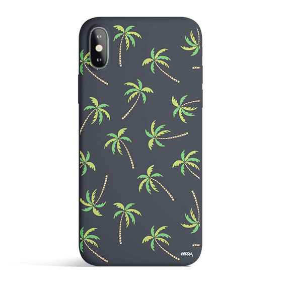 Aloha Trees Matte iPhone Case