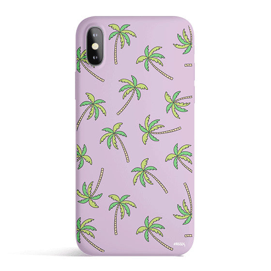 Aloha Trees Matte iPhone Case