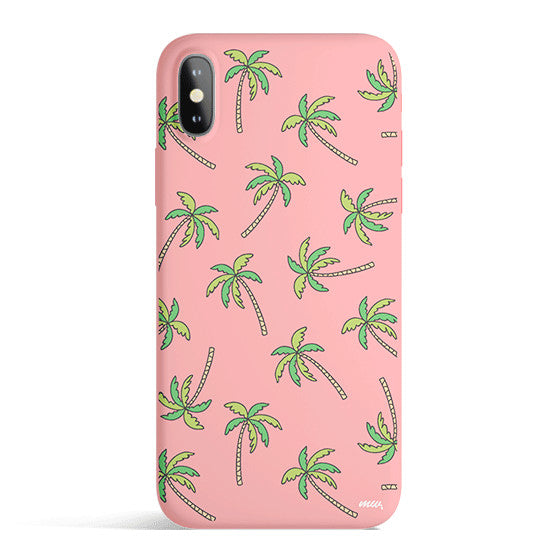 Aloha Trees Matte iPhone Case