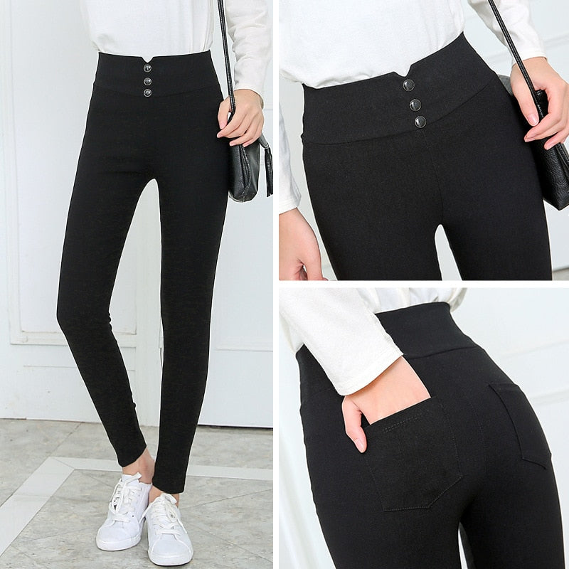 black Pencil Pants