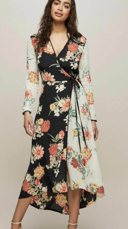floral Print Long Dress