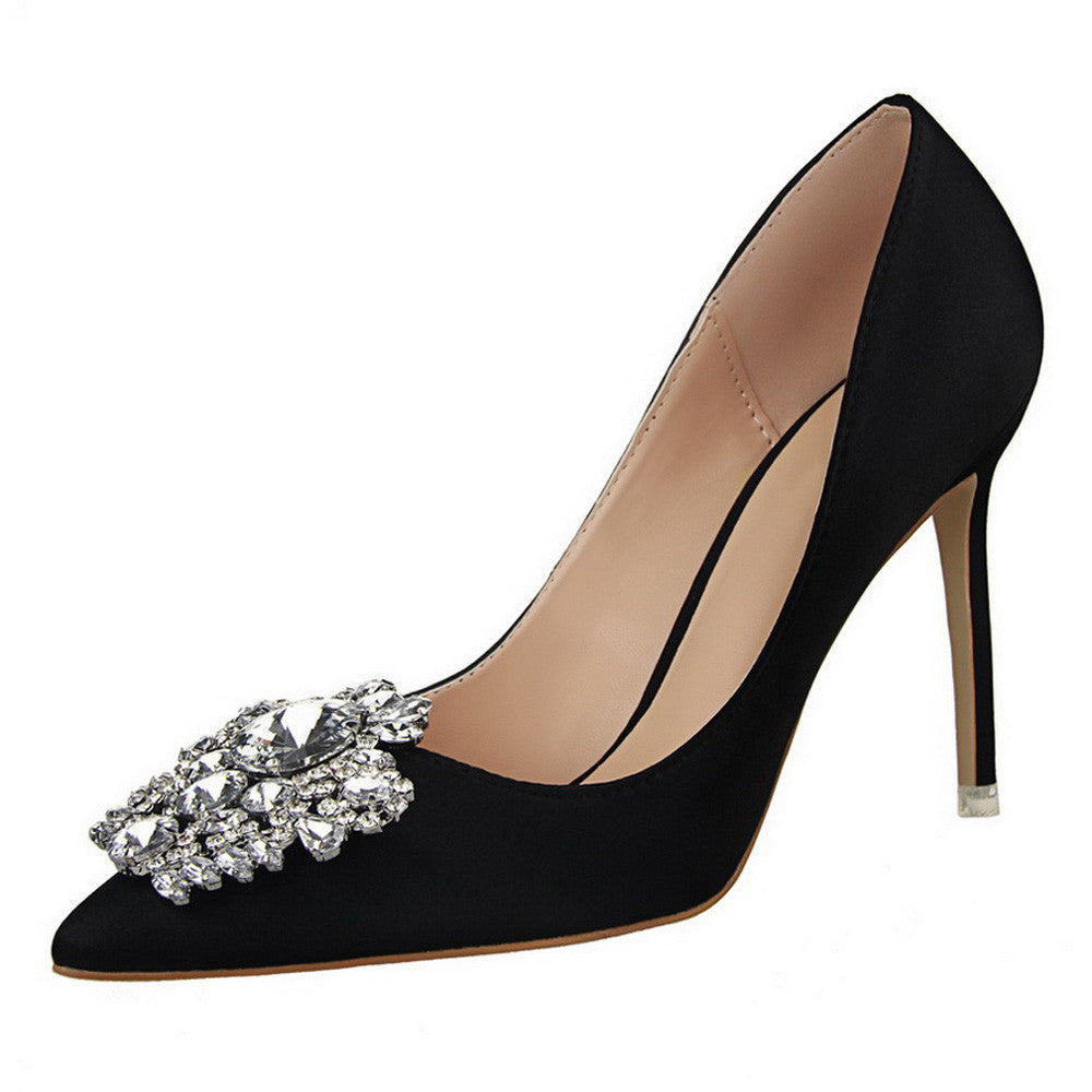 Rhinestone High Heels