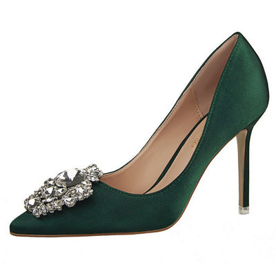 Rhinestone High Heels