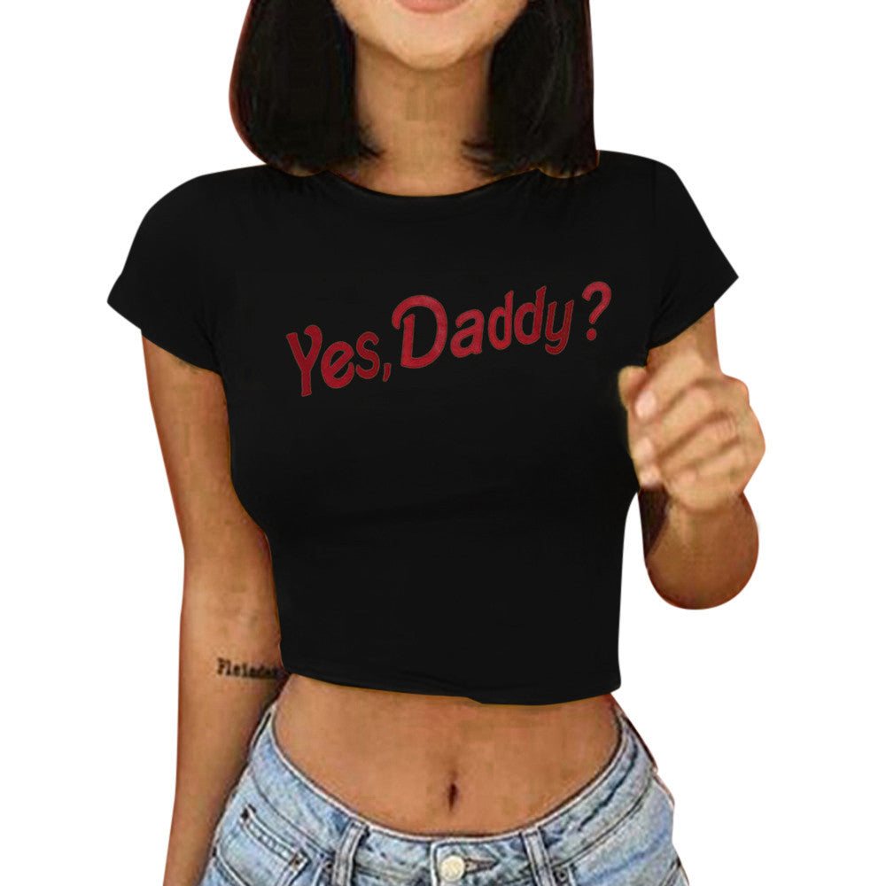 Casual Letter Printed Tank Top