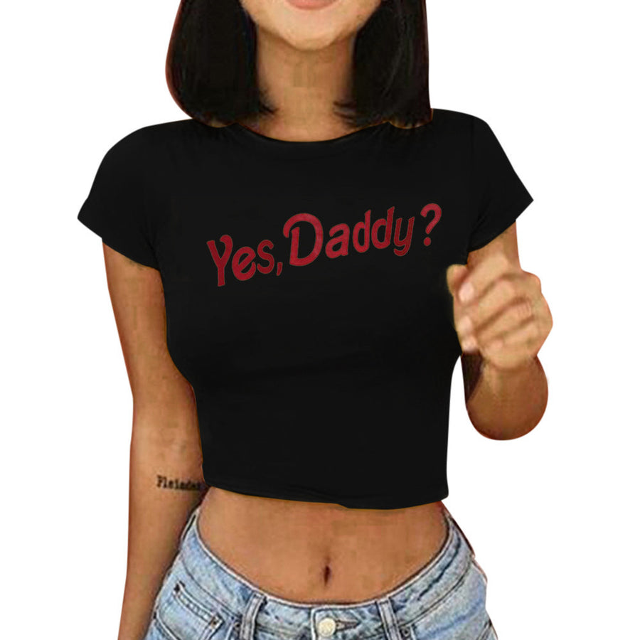 Casual Letter Printed Tank Top