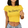 Casual Letter Printed Tank Top