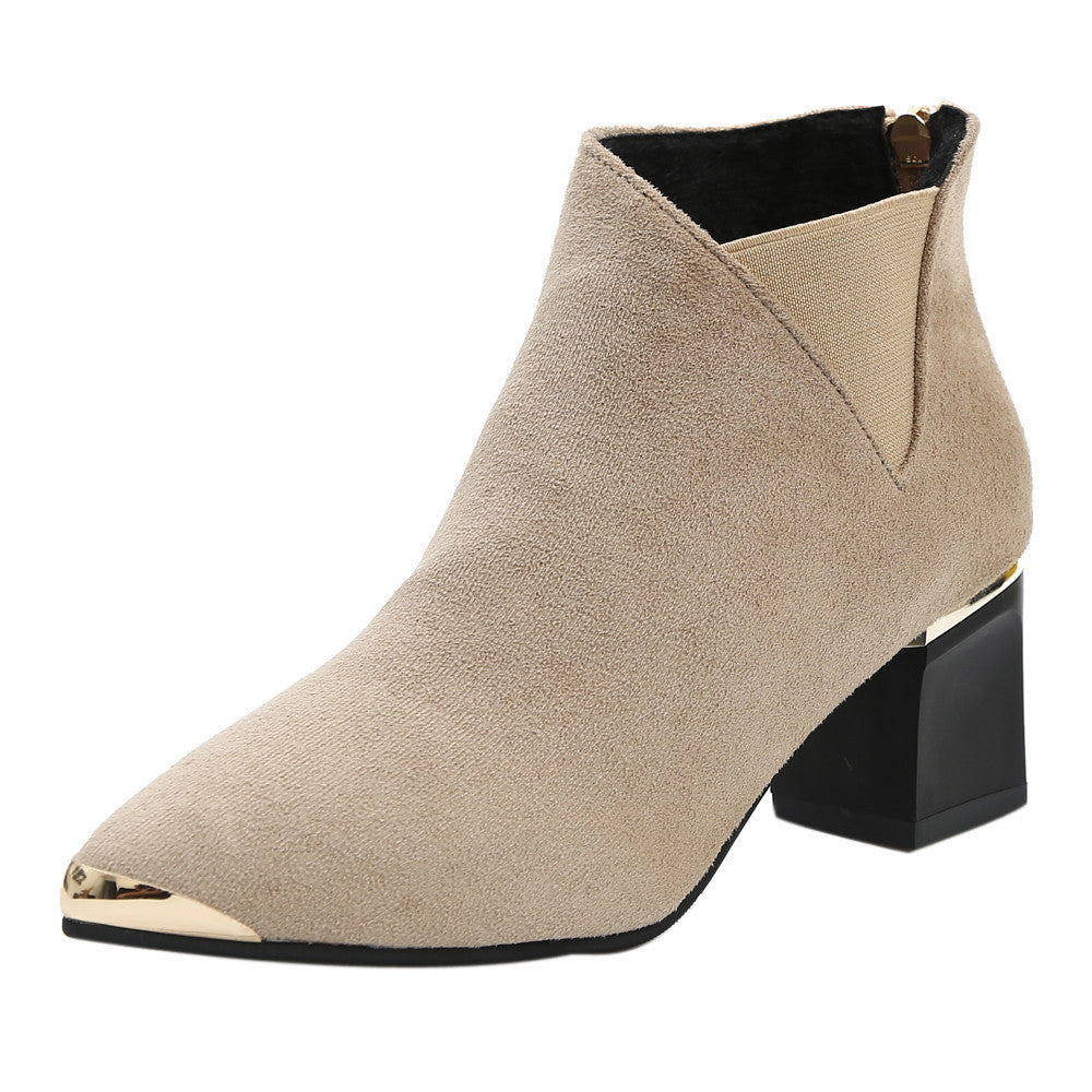 Pointed Toe Ankle Boots