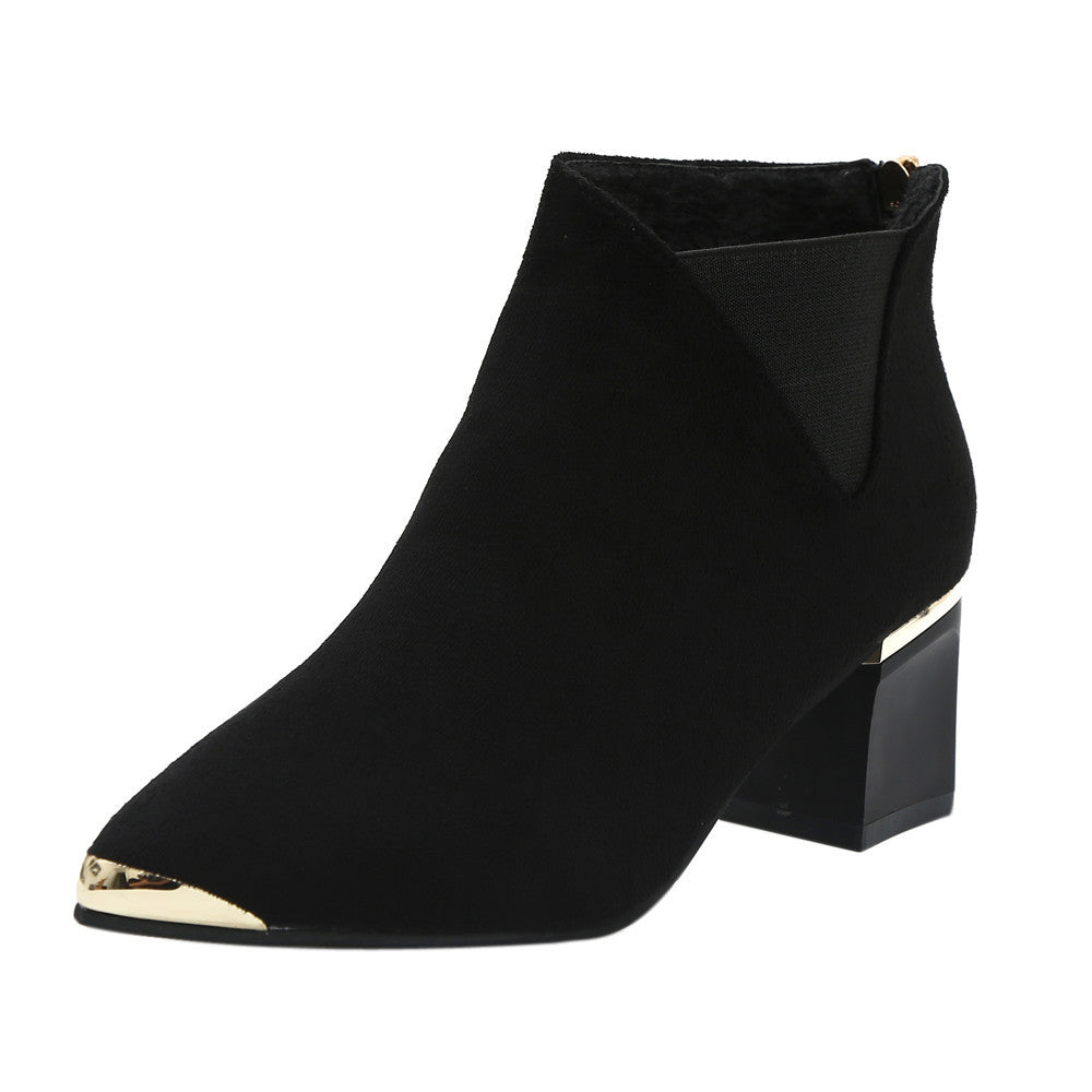 Pointed Toe Ankle Boots