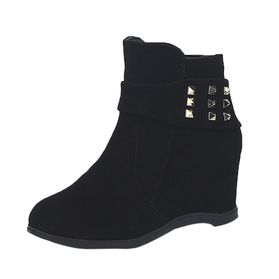 Platform Wedge Heel Boots
