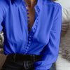 Long Sleeve Black White Cotton Blouse