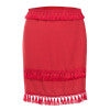 Boho tassel mini skirt