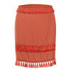 Boho tassel mini skirt
