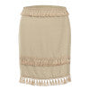 Boho tassel mini skirt