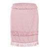 Boho tassel mini skirt