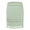Boho tassel mini skirt