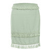 Boho tassel mini skirt