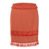 Boho tassel mini skirt