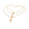 multilayer golden chain necklace