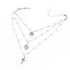 multilayer golden chain necklace