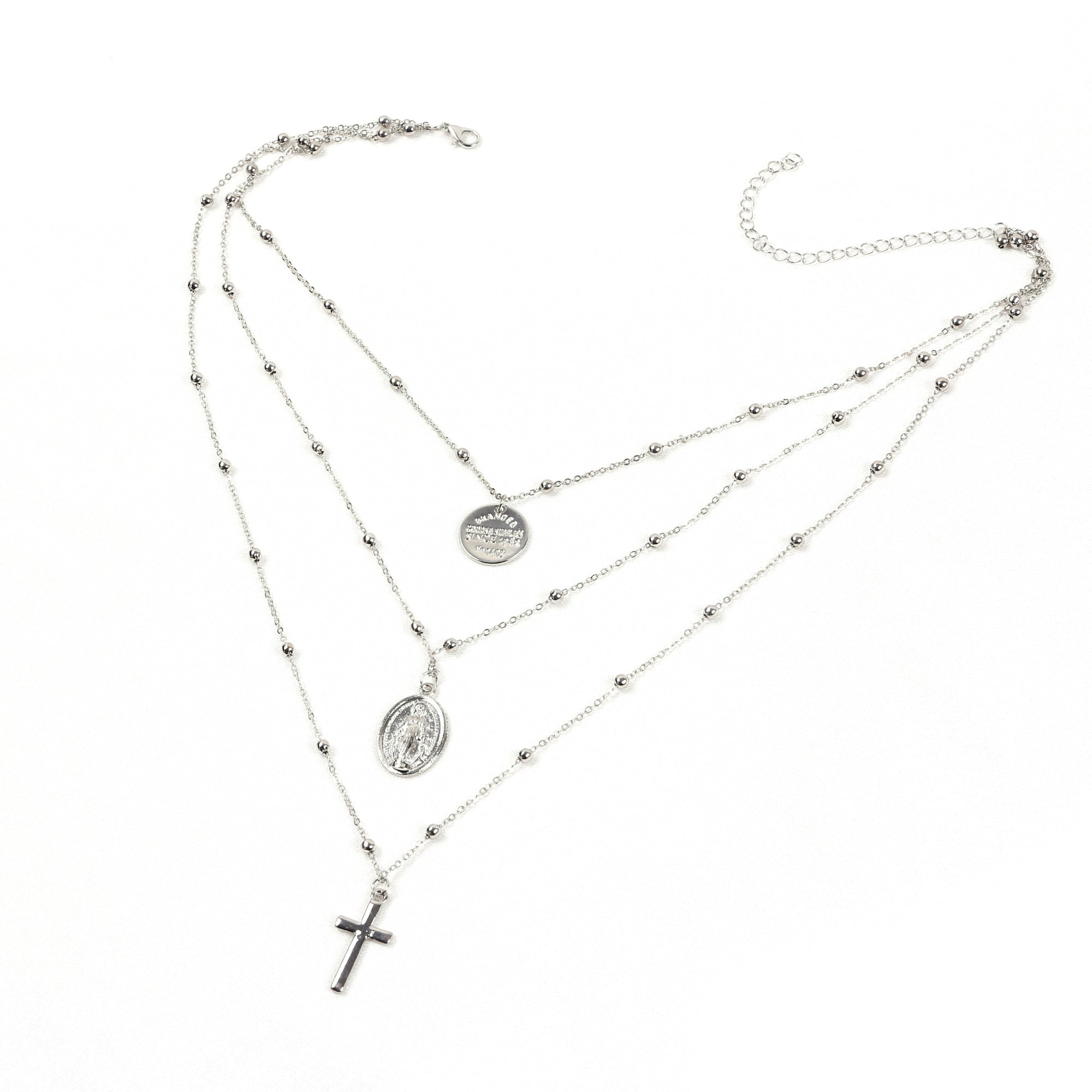 multilayer golden chain necklace