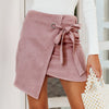 Asymmetrical split skirt