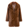 pink faux fur coat
