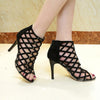 Peep Toe High Heeled Sandals