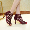 Peep Toe High Heeled Sandals