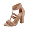 Peep Toe High Heel Shoes