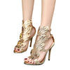 Pumps Leaf Flame High Heeled sandals
