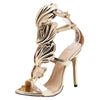 Pumps Leaf Flame High Heeled sandals