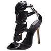 Pumps Leaf Flame High Heeled sandals
