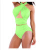 Crisscross Bandage Bikini set