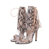 Roman Buckle Strap high heeled Sandals
