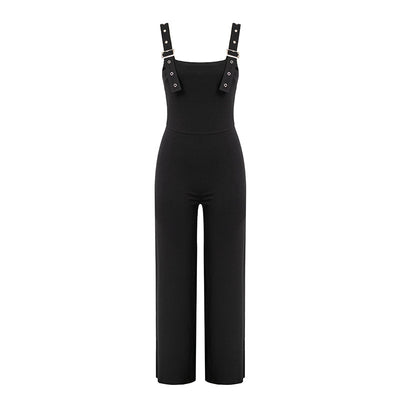 Black high waist jumpsuit