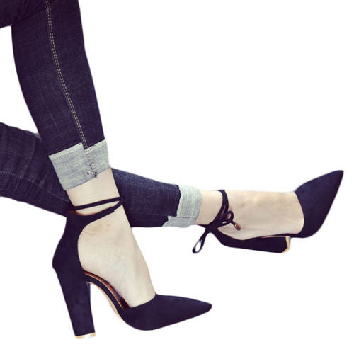 Pointed Toe High Heel Strappy Classic heels
