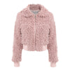 Pink fur teddy jacket