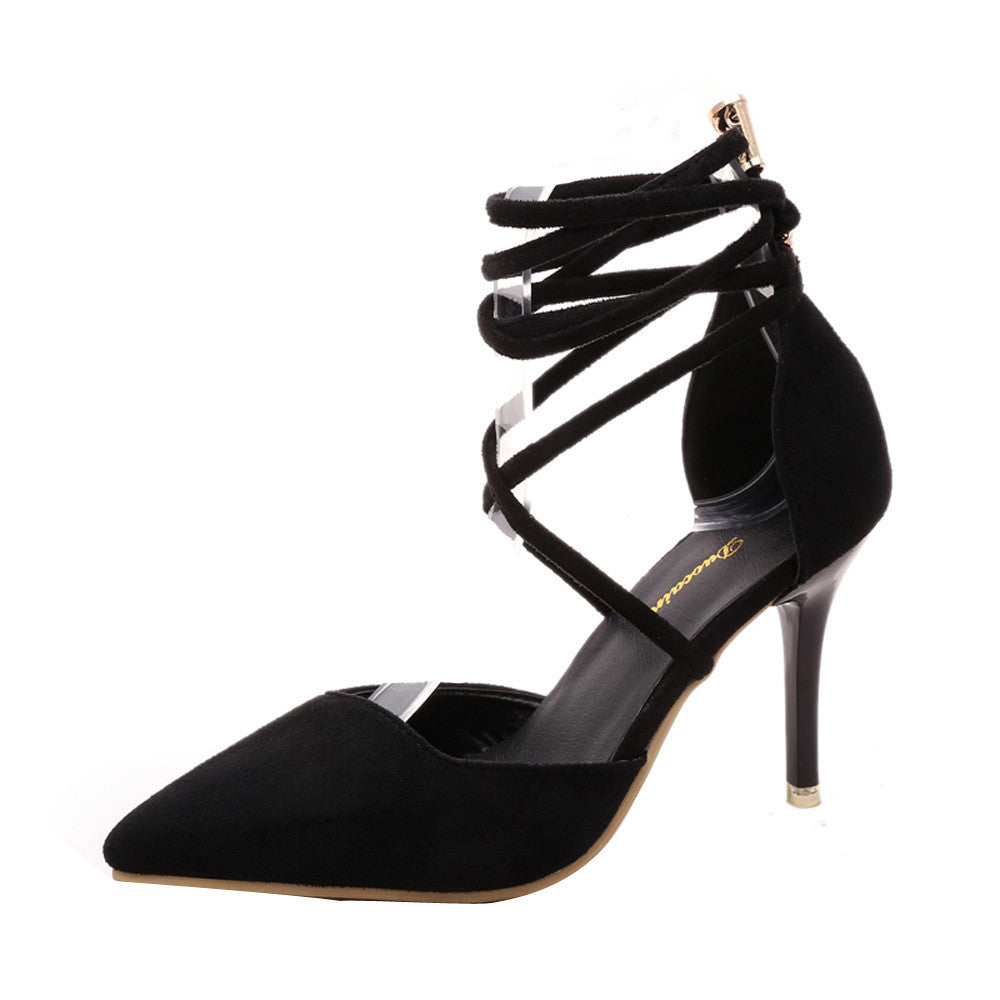 Gladiator Ankle Strap High Heels