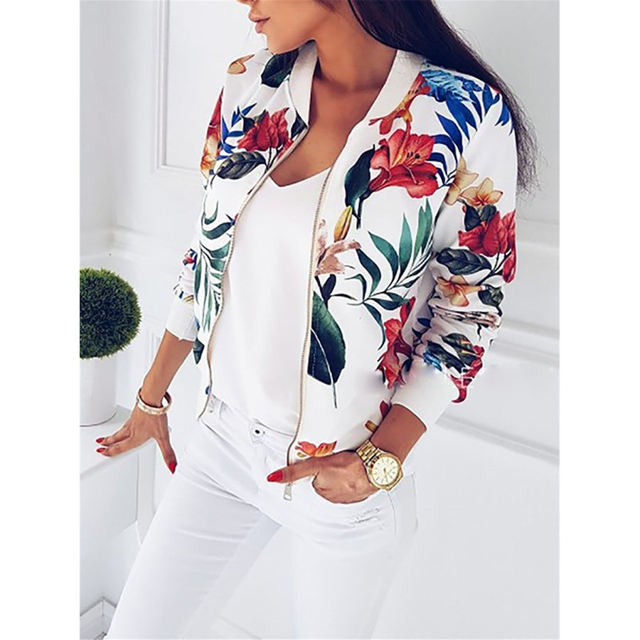 Floral Bomber Jacket